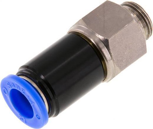 [F2DXP] 12mm & G3/8'' Joint articule Filetages mâles à enfoncer Laiton nickele/PBT NBR Rotatif