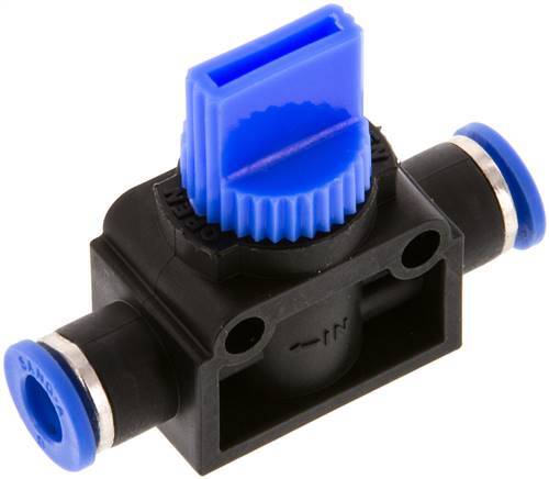 [F2E3A] 3/2-Way Shut-Off Hand Valve 6 mm Plastic/Brass