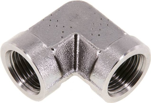 [F2EC3] 90deg Angled Fitting G1/2'' Female High Pressure Stainless Steel 225bar (3161.25psi) Hydraulic