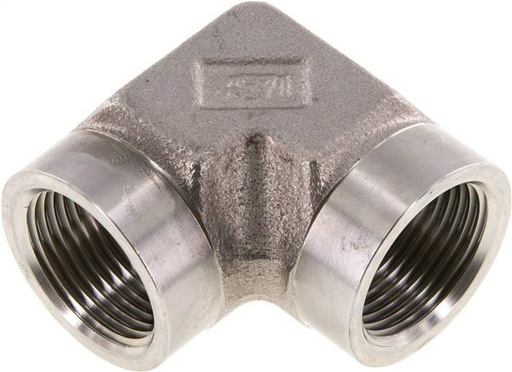 [F2EC7] 90deg Angled Fitting G3/4'' Female High Pressure Stainless Steel 200bar (2810.0psi) Hydraulic