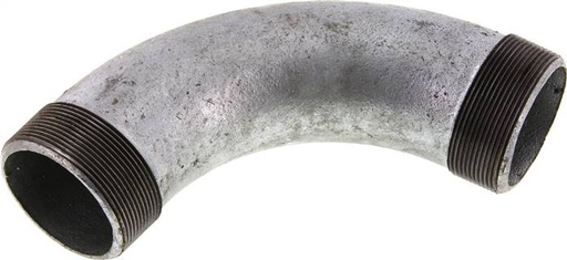 [F2ECG] 90deg Angled Pipe R2 1/2'' Cast Iron 25bar (351.25psi)