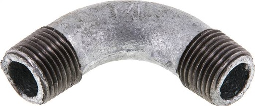 [F2ECT] 90deg Angled Pipe R1/2'' Cast Iron 25bar (351.25psi)