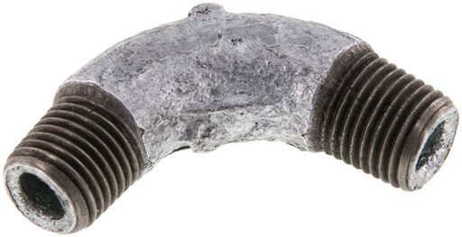 [F2ECU] 90deg Angled Pipe R1/4'' Cast Iron 25bar (351.25psi)