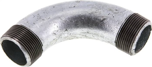 [F2ECV] 90deg Angled Pipe R1 1/2'' Cast Iron 25bar (351.25psi)