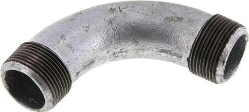 [F2ED2] 90deg Angled Pipe R1 1/4'' Cast Iron 25bar (351.25psi)