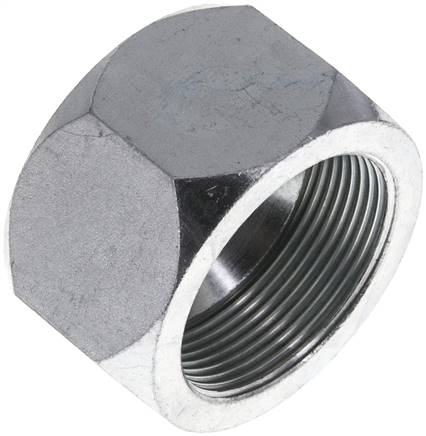 [F2EF8] JIC End Cap UN 1-7/8''-12 (Dash Size 24) Steel 100bar (1405.0psi)