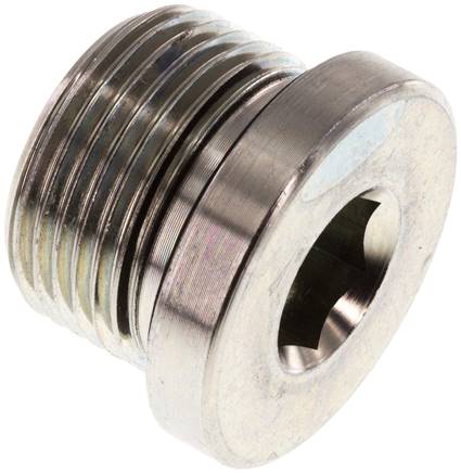 [F2EHH] Plug M22 X 1.5 Staal NBR met binnenzeskant 400bar (5620.0psi)