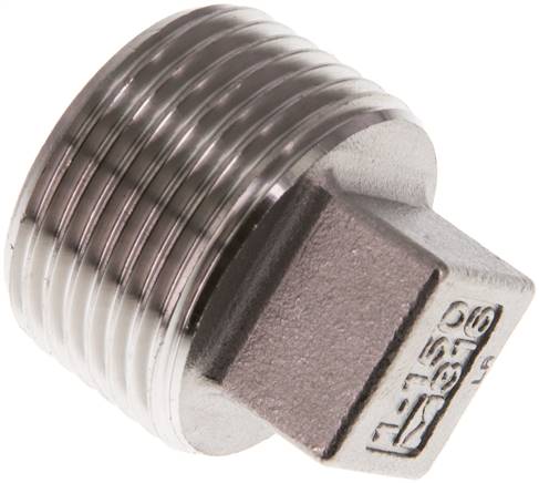 [F2EKC] Plug R1'' Stainless steel with External Square 16bar (224.8psi)