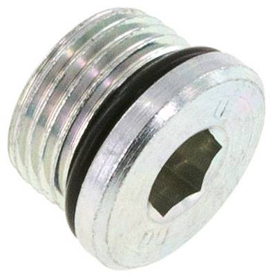 [F2EM4] Plug UNF 7/8''-14 Steel NBR with Internal Hex 630bar (8851.5psi)