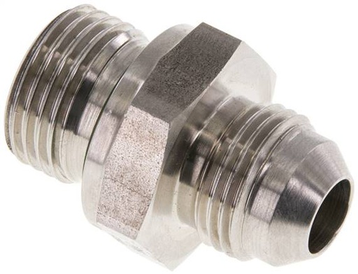 [F2ETK] JIC Double Nipple G1/2'' x UNF 3/4''-16 Acier inoxydable FKM 275bar (3863.75psi)