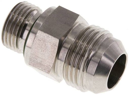 [F2ETN] Espiga doble JIC G1/2'' x UN 1-1/16''-12 Acero inoxidable FKM 210bar (2950.5psi)