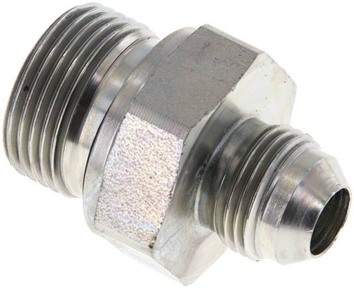 [F2EUS] Espiga doble JIC G3/4'' x UNF 3/4''-16 Acero NBR 275bar (3863.75psi)