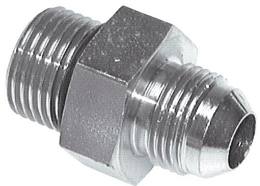 [F2EVC] JIC Double Nipple M18 X 1.5 x UNF 7/8''-14 (Dash Size 10) Stainless Steel FKM 210bar (2950.5psi)