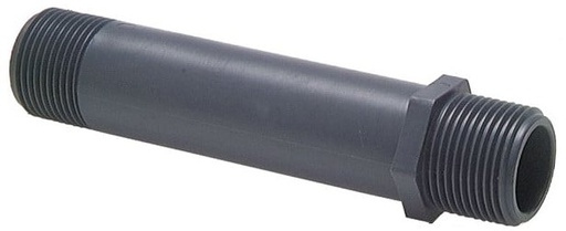 [F2EYT] Gewinderohr G3/4'' Polypropylen (pp) 10bar (140,5psi) FDA 27mm Sechskant