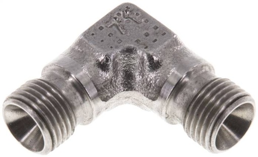 [F2F3Z] Raccord coudé 90deg G1/8'' Acier inoxydable haute pression Cône 60° 400bar (5620.0psi) Hydraulique