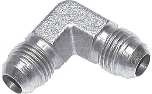 [F2F69] 90Graden JIC Hoekfitting UNF 3/4''-16 Mannelijk Staal 350Bar (4917.5Psi)