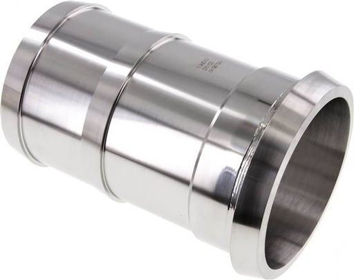 [F2FBZ] Sanitary (Dairy) Fitting 121mm Cone x 4 inch (100 mm) Hose Pillar Stainless Steel