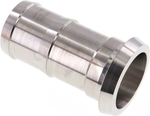 [F2FC4] Sanitary (Dairy) Fitting 68mm Cone x 2 inch (50 mm) Hose Pillar Stainless Steel
