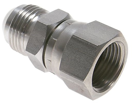 [F2FS4] JIC Nipple UN 1-1/16''-12 Male x Female Stainless Steel 210bar (2950.5psi)