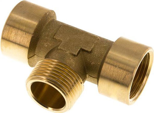 [F2FXX] Tee Fitting G1'' Female x R1'' Male Brass 16bar (224.8psi)