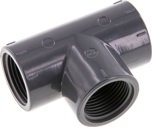 [F2FYV] Racor en T Rp3/4'' Pvc-u EN 1452-3 16bar (224.8psi)