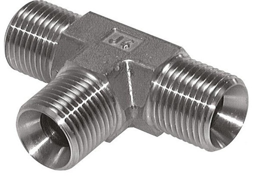 [F2FZN] Tee Fitting G1'' Male Stainless Steel 225bar (3161.25psi)