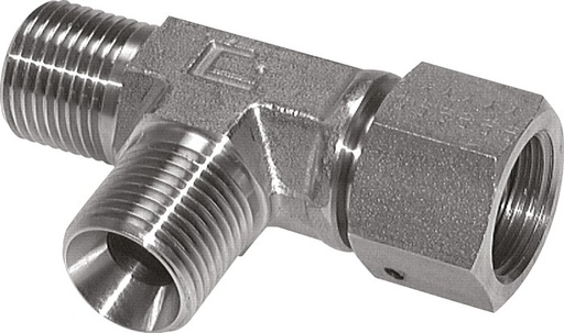 [F2G2N] Raccord en T G1 1/4'' Mâle x Femelle Acier inoxydable Hydraulique 190bar (2669.5psi)