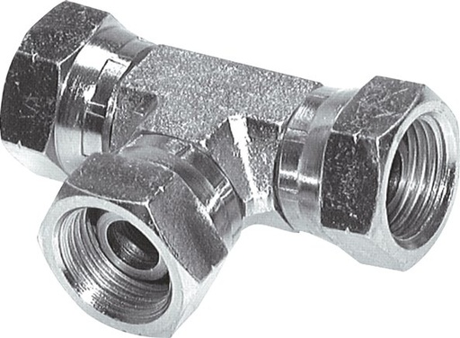 [F2G37] Raccord en T G2'' Femelle Acier Hydraulique 75bar (1053.75psi)