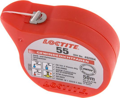 [S2MHS] Gewindedichtung Faser Loctite Polyamide 50m