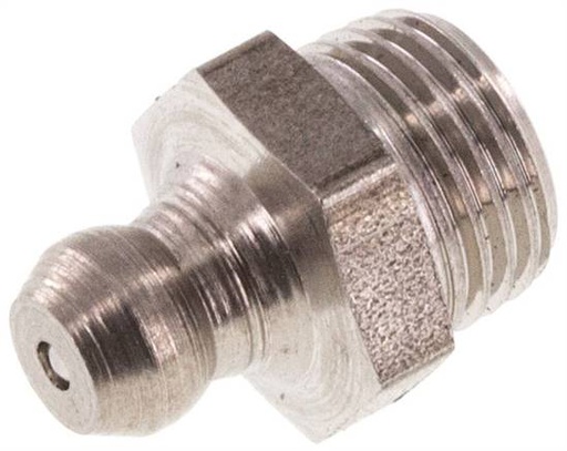 [S2N92] Straight Hydraulic Grease Nipple Stainless Steel R 1/8 inch DIN 71412