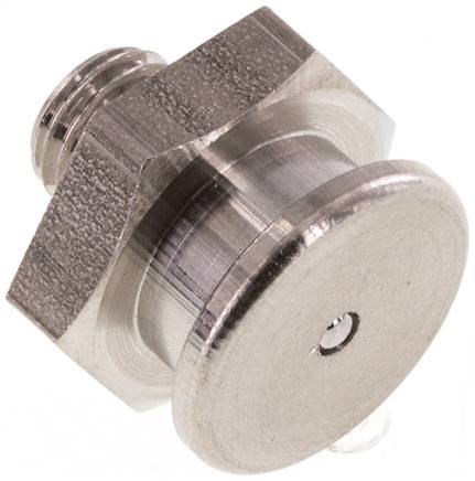 [S2NB6] Flat Grease Nipple 16mm Head Stainless Steel M8x1 DIN 3404