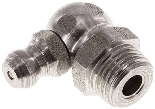 [S2N9X] Right-angled Hydraulic Grease Nipple Stainless Steel R 1/8 inch DIN 71412