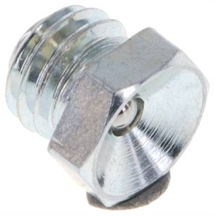 [S2NA7] Straight Funnel Grease Nipple Steel M8x1.25 DIN 3405