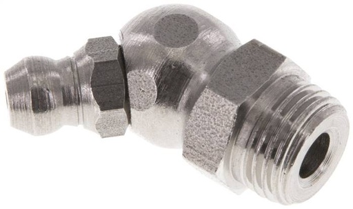 [S2N9G] 45deg Angled Grease Nipple Stainless Steel R 1/8 inch DIN 71412