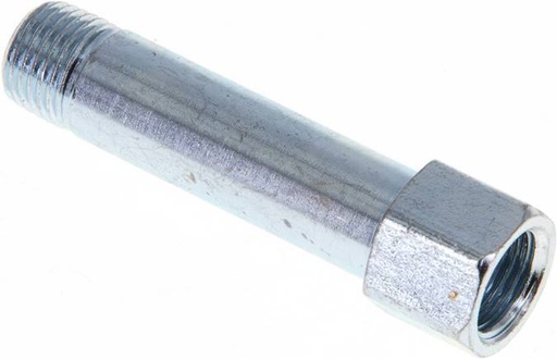 [S2NC6] Rallonge mâle/femelle en acier pour embout à graisse M10x1 46mm