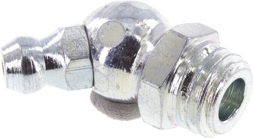 [S2N98] 45° Haakse Smeernippel Staal M10x1.5 DIN 71412