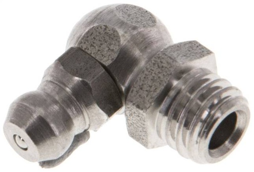[S2N9U] 90° Engrasador Acodado Acero Inoxidable M8x1.25 DIN 71412
