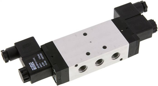 [V2N9H] 5/2 G1/4'' Bistable Solenoid Valve 115V AC 2.5-10bar/35.0-140psi Airtec