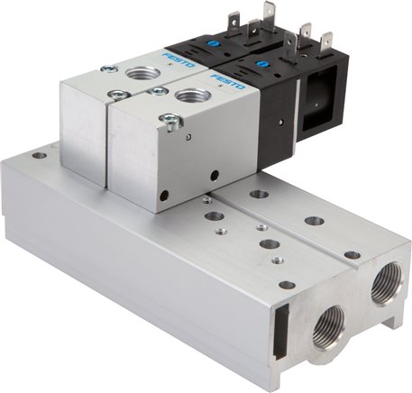 [V2NA4] 4xG1/2'' Manifold 4-Station Festo 8026415 VABM-B10-30S-G12-4-P3