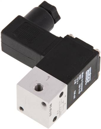 [V2NCC] 3/2 M5 NC Solenoid Valve 24V DC -0.95-8bar/-13.2-112psi Airtec