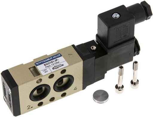 [V2NDZ] 5/2 G1/4'' NAMUR Solenoid Valve 24V AC 1.5-10bar/21.0-140psi YPC