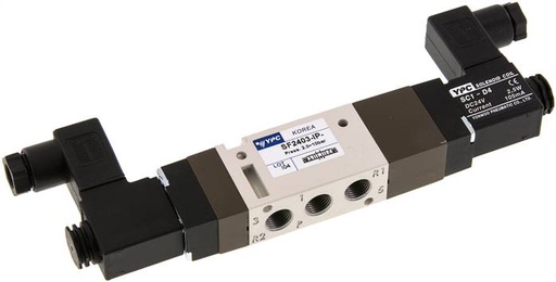 [V2NH8] 5/3 G1/8'' Auspuff-Mittelmagnetventil 24V AC 2-10bar/28-140psi YPC