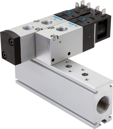 [V2NP6] 2xG1/2'' Verteiler 8-Stationen Festo 8026225 VABM-B10-25-G12-8-P53