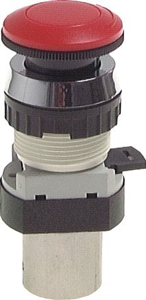 [V2NRA] 3/2 M5 Not-Aus-Knopfventil Rot 0-12bar/0-168psi 30.5mm Airtec