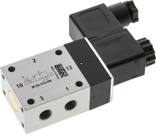 [V2P3K] Válvula de solenoide 3/2 G1/8'' NO 24V DC 2-10bar/28-140psi Airtec