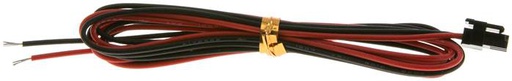 [V2P9B] 2-pin Plug 7mm Wide 1m Cable