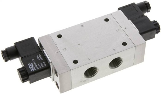 [V2PA5] 3/2 G1/2'' Bi-Stabiel Magneetventiel 24V AC 1-10bar/14-140psi Airtec