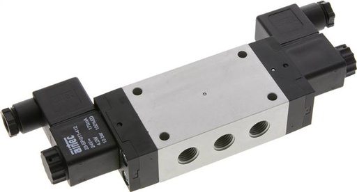 [V2PA7] válvula solenoide biestable 5/2 G1/4'' 24V DC 2-10bar/28-140psi Airtec