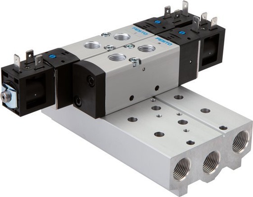 [V2PAK] 6xG1/2'' Manifold 9-Station Festo 8026384 VABM-B10-30S-G12-9