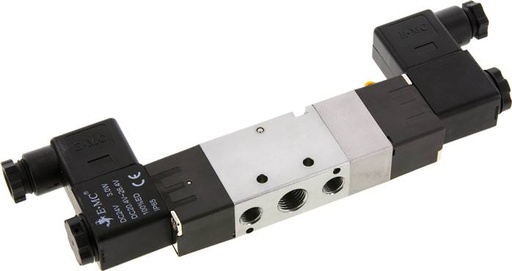 [V2PG6] 5/3 G1/4'' (G1/8'') Druckmittel-Magnetventil 230V AC 1,5-8bar/21,0-112psi E.MC